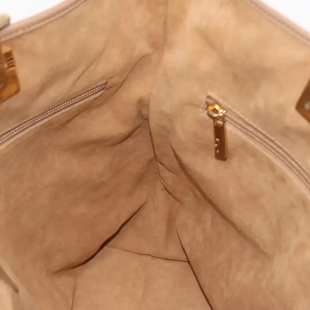 Salvatore Ferragamo Nylon Tote Bag Beige